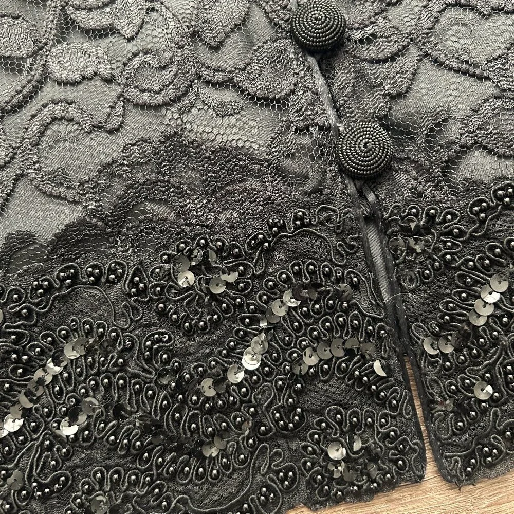 Vintage Christian Dior Lace Beaded Jacket